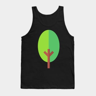 green tree icon Tank Top